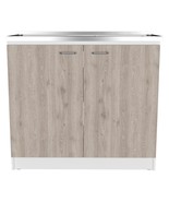 Vernal Utility Sinks: Smokey Oak &amp; Light Gray - $8,981.74 MXN