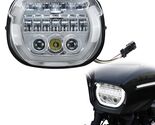LED Headlights for Street Glide 2024, Chrome LED Head Light Headlamp Front  - $199.95