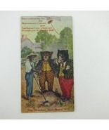 Postcard Cracker Jack Bears Peanut Farmer No. 9 Advertising Antique 1907... - £18.82 GBP