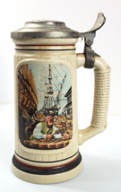 Avon 1986 Beer Stein, &quot; The Building Of America The Ship Builder&quot; #162673 - £8.64 GBP