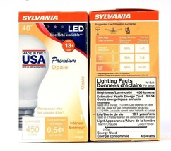 3Pk Sylvania 40W Dimmable LED Premium Soft White Indoor Outdoor Lasts 13... - $18.99