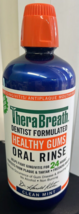TheraBreath Healthy Gums Oral Rinse Clean Mint 33.8 Oz LARGE BOTTLE EXP ... - £15.58 GBP