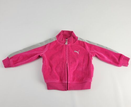Kids Puma 12m Zip Up Pink With Pockets - $6.56