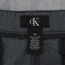 Calvin Klein Shorts Mens 38 Gray Cargo Multi Pocket Casual Cotton Belt Loop - £17.82 GBP