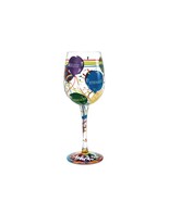 Lolita Birthday Wine Glass Balloons 15 oz 9&quot; High Gift Boxed Collectible - £23.45 GBP