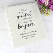 Personalised Wedding Photo Album. Traditional Photo Album. Our Greatest Adventur - £22.01 GBP