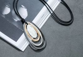 Long Necklace with Pendant women Vintage Jewelry collares  for Women - $10.00