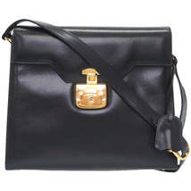 Gucci Leather Gold Hardware Shoulder Bag Navy - £1,976.59 GBP