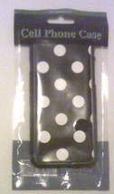 iPhone 6 Cell Phone Case Black &amp; White Dots pattern new in package - £1.59 GBP