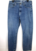 Wrangler Blue Jeans Men 32 x 34 Straight Faded Blue Denim 96501DS E873-026 - £58.66 GBP