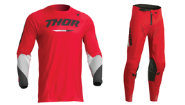 New Thor MX Red Pulse Tactic Dirt Bike Riding Youth Kids Gear Jersey + P... - £63.71 GBP