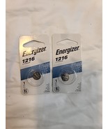 NIP Lot Of 2 Energizer CR1216 3V Lithium Coin Cell Button Battery EXP 03... - $5.44 CAD