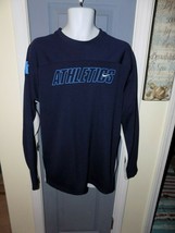 Nike Athletics Blue Long Sleeve Graphic Pullover Size L Men&#39;s EUC - £18.94 GBP