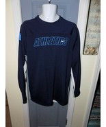 Nike Athletics Blue Long Sleeve Graphic Pullover Size L Men&#39;s EUC - $29.37