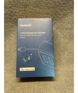 NEW Inateck 2-Port Rapid Car Charger with 3 Foot Cable Iphone Ipad KG - €10,09 EUR