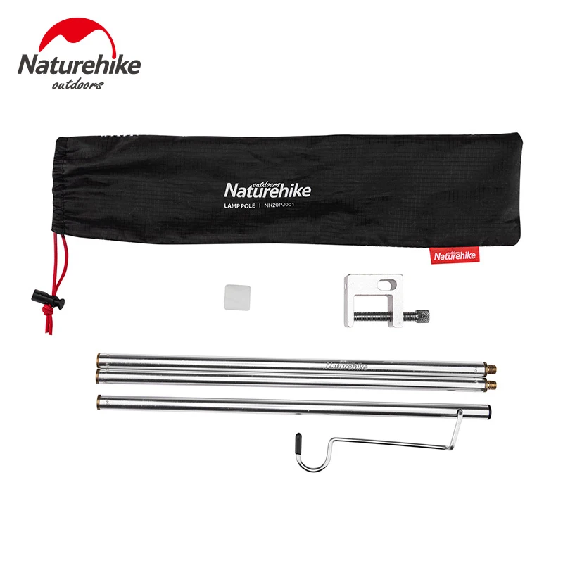 Naturehike Folding Lamp Post Pole Portable Fishing Hanging Light Holder Outdoor - £15.62 GBP+