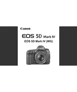 Canon EOS 5D Mark IV user owners manual PDF digital download - $5.00