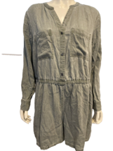 Old Navy Olive Green Long Sleeve Romper Size XL - $23.74