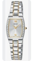 Seiko Diamond  Dress Two-Tone Stainless Steel WoMen&#39;s Analog Watch - $89.34