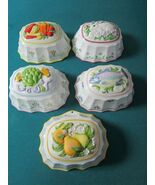Franklin Mint Cordon Bleu Porcelain Molds. Rectangular Pattern 3 X 8 X 8... - €44,38 EUR