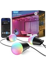 Govee Smart Outdoor String Lights 2, 48ft RGBIC Outdoor Lights H7037 Dimmable  - $49.49