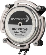 Dual Steel Spring Balanced 32Mm Exciter Rated At 20W At 8 Ohms From Dayton - $39.93