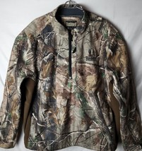 Bushnell Men XXL Real Tree Pullover Camouflage Long Sleeve Jacket - $37.02