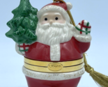 Lenox Santa Trinket Box China Treasures Christmas Ornament #6141717 Tree... - $16.44
