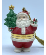 Lenox Santa Trinket Box China Treasures Christmas Ornament #6141717 Tree... - £12.94 GBP
