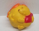Vintage 1978 Shelcore Pooh Bear Tigger Rubber Ball Disney Baby Squeak Toy - $14.74