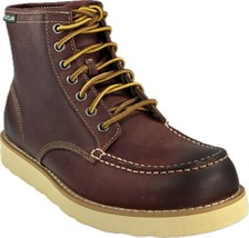 EASTLAND MEN&#39;S LUMBER UP OXBLOOD HANDCRAFTED CLASSIC MOC-TOE WORK BOOTS,... - $124.99