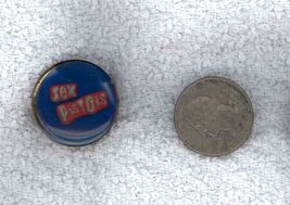 as FOUND - PUNK ROCK pin back button SEXPISTOLS blue pink silver color  ... - $6.88