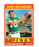 Don Maynard Vintage Football Card - $14.30