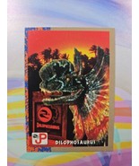1993 Topps Jurassic Park Trading Card | Dilophosaurus #4 - $0.99
