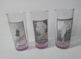 2009 Bernard of Hollywood Marilyn Monroe Hi Ball Glass Set of 3 - £11.18 GBP
