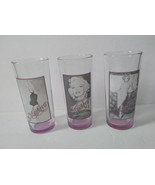 2009 Bernard of Hollywood Marilyn Monroe Hi Ball Glass Set of 3 - $14.03