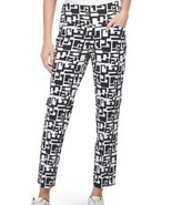 NWT SWING CONTROL Black White PULLON STRETCH ANKLE PANTS 4 6 8 10 12 14 16 - £56.08 GBP
