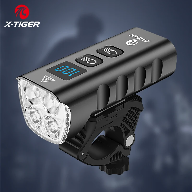 X-TIGER Bike Light USB Rechargeable 6400mAh Super Bright MTB Front Lamp - £20.36 GBP+