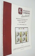 Stanley Gibbons Stamp Auction Catalog Commonwealth Great Britain 1999 w Prices - £5.61 GBP