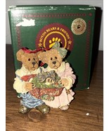 1999 Boyd&#39;s Bearstone  Christmas Ornament Grenville &amp; Beatrice #25722 21123 - $152.41 MXN