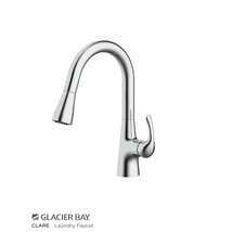 Glacier Bay Clare Single Handle Pull Down Laundry Utility Faucet in Chrome - $1,102.23 MXN