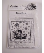 Unmounted Red Rubber Stamp Let It Snow Snow Baby Crafty Individuals CI-2... - $17.62 CAD
