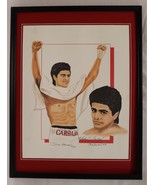 Michael Carbajal Signed Framed 16x20 Lithograph 1990 Rudy Edwards 616/1000 - £136.27 GBP