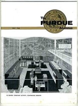 Purdue Alumnus Magazine May 1968 Computer Science Center Cover Golden Girl  - £33.47 GBP