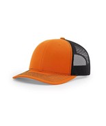 Classic Trucker Hat OSFM Blank Snapback Orange/Black - $13.99