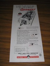 1951 Print Ad Great Lakes Steel Quonset Farm Buildings Detroit,MI - $14.53