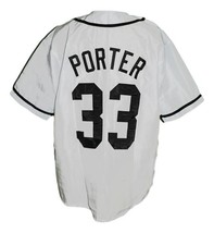 Hamilton Porter #33 Sandlot Movie Baseball Jersey Button Down White Any Size image 2