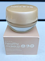 Avon Healthy Makeup Mousse Foundation Nude Chair VO4 New Old Stock - $24.99
