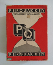 Vintage 1955 Perquackey Letter Dice Game Lakeside Toys, Complete - $11.29