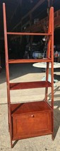 5 Tier A-Frame Shelf Storage Trinkey Knick Knacks Bookshelf Slide Out Cubby - $98.12 CAD